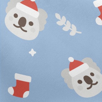 Cartoon Christmas Koala Pongee