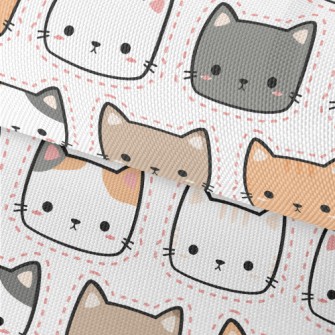 Three-color Cats Of Various Co Waterproof Oxford