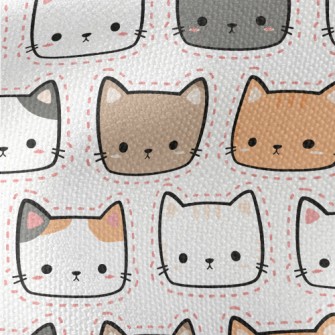 Three-color Cats Of Various Co Waterproof Canvas