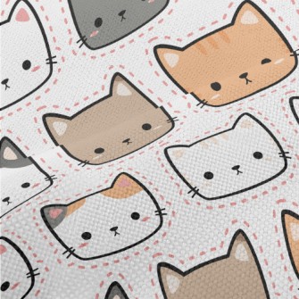 Three-color Cats Of Various Co Performance Linen