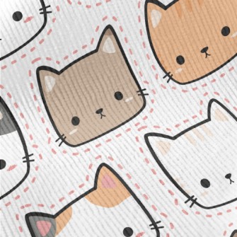 Three-color Cats Of Various Co Standard Corduroy