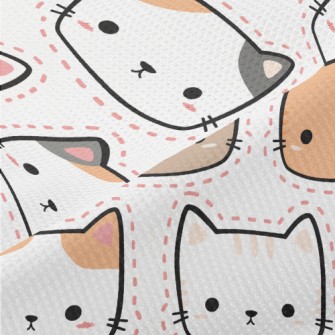 Three-color Cats Of Various Co Piqué