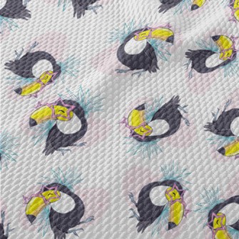Exotic Toucan Birdseye Piqué