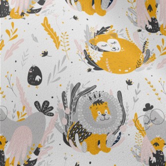 Retro Mysterious Tricolor Anim Chiffon