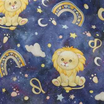 Leo Shining In The Starry Sky Chiffon