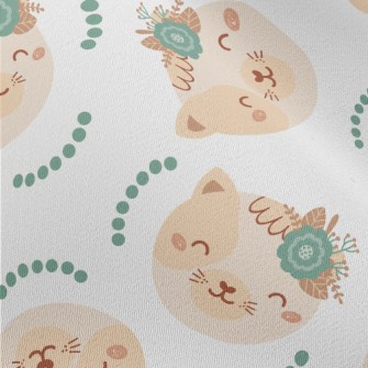 Animals Wearing Wreaths On The Chiffon