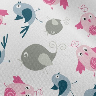 Confused Little Birds Chiffon