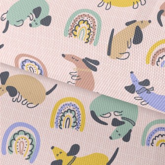 Playful Animals In Hippie Styl Waterproof Oxford