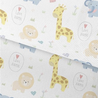 Lively And Cute African Animal Waterproof Oxford