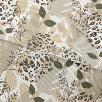 Stylish Leaf And Animal Prints Waterproof Oxford