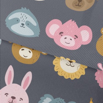 Cute Animals With Various Expr Waterproof Oxford