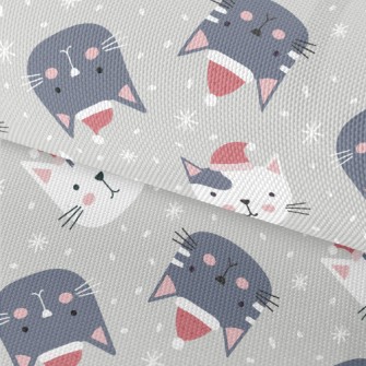 Cat Wearing Santa&#39;s Hat Waterproof Oxford