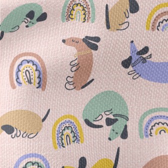 Playful Animals In Hippie Styl Waterproof Canvas