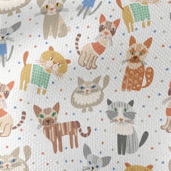 Cats With Weird Eyes Waterproof Canvas