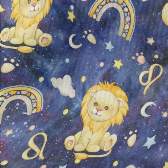 Leo Shining In The Starry Sky Terry