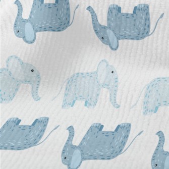 Cute Little Elephants Waiting  Terry
