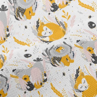Retro Mysterious Tricolor Anim Performance Linen