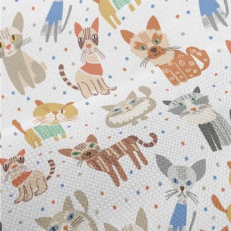 Cats With Weird Eyes Performance Linen