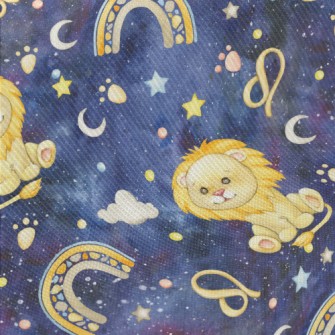 Leo Shining In The Starry Sky Twill