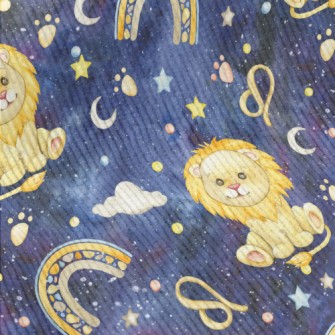 Leo Shining In The Starry Sky Standard Corduroy