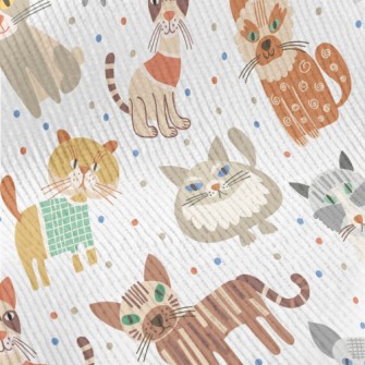 Cats With Weird Eyes Standard Corduroy