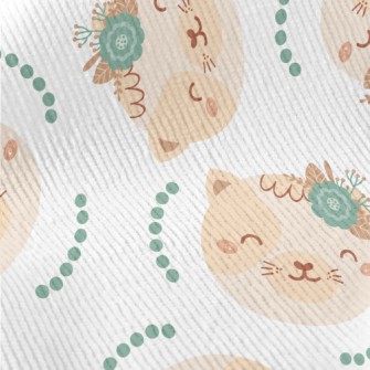 Animals Wearing Wreaths On The Standard Corduroy