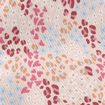Floral Heart And Animal Print  Standard Corduroy