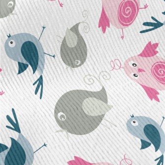 Confused Little Birds Standard Corduroy