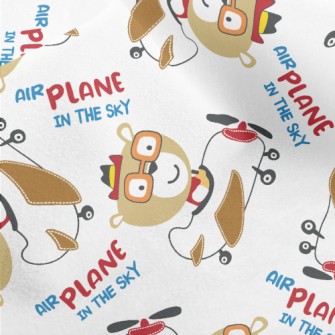 Animals That Operate Flying Ve Micro Fleece