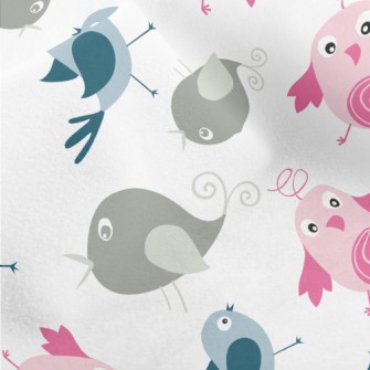 Confused Little Birds Micro Fleece