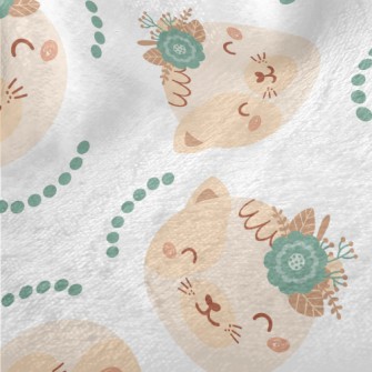 Animals Wearing Wreaths On The Minky