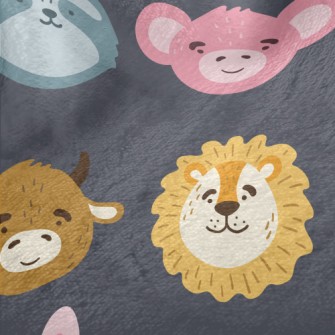 Cute Animals With Various Expr Minky