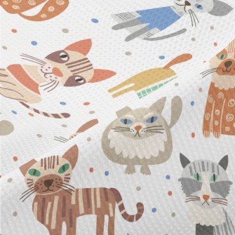 Cats With Weird Eyes Piqué