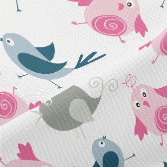 Confused Little Birds Piqué