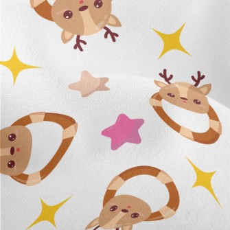 Cute Elk Shaped Rattle Lightweight Performance Linen