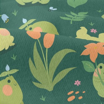 Frogs Playing By The Riverbank Modern Jersey