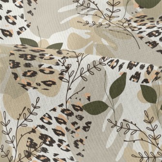 Stylish Leaf And Animal Prints Modern Jersey