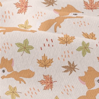 Big-eyed Fox Running In Autumn Modern Jersey