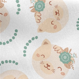 Animals Wearing Wreaths On The Jersey Backed Fleece