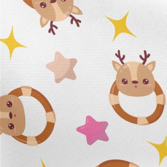 Cute Elk Shaped Rattle Pongee