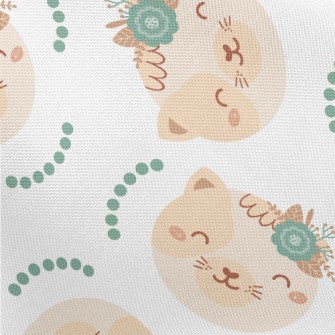 Animals Wearing Wreaths On The Pongee