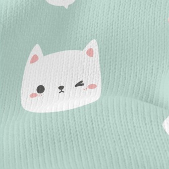 White Cat And Delicious Ice Cr Stretch Jersey