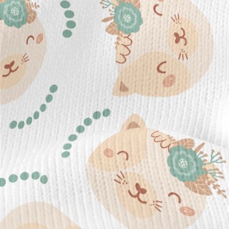 Animals Wearing Wreaths On The Stretch Jersey