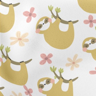 The Sloth That Refused To Let  Lightweight Cotton Poplin