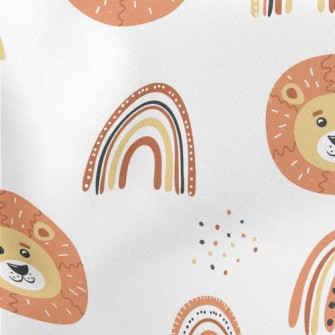 Poor Little Lion Lightweight Cotton Poplin