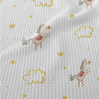 Wooden Horse Playing In The St Birdseye Piqué