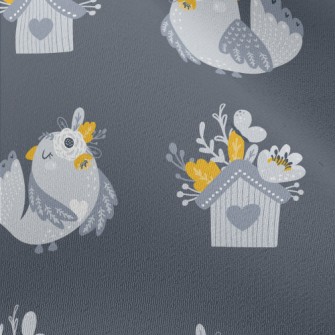 Flowers Dotted With Houses And Chiffon