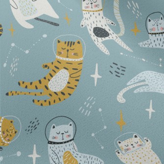 Cat Wearing Astronaut Helmet Chiffon