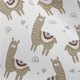 Alpaca With Eyes Closed And Co Chiffon