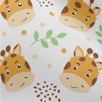 Giraffe With A Handsome Smile Chiffon
